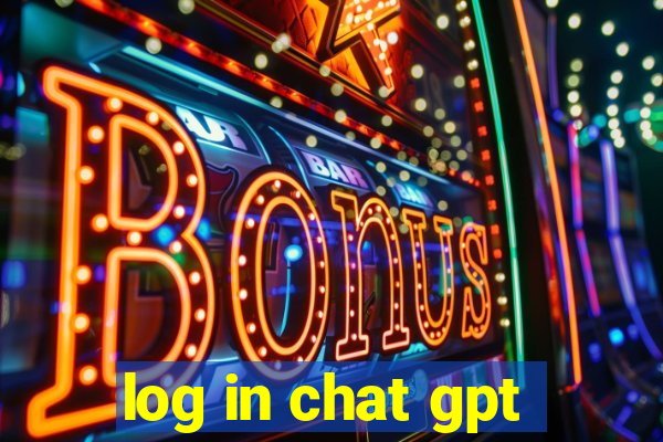 log in chat gpt